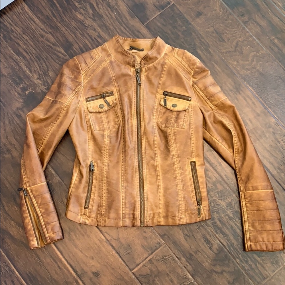 Faux Leather Jacket